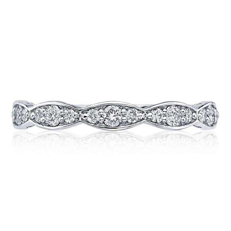 Marquise Design Wedding Band - 2.5mm