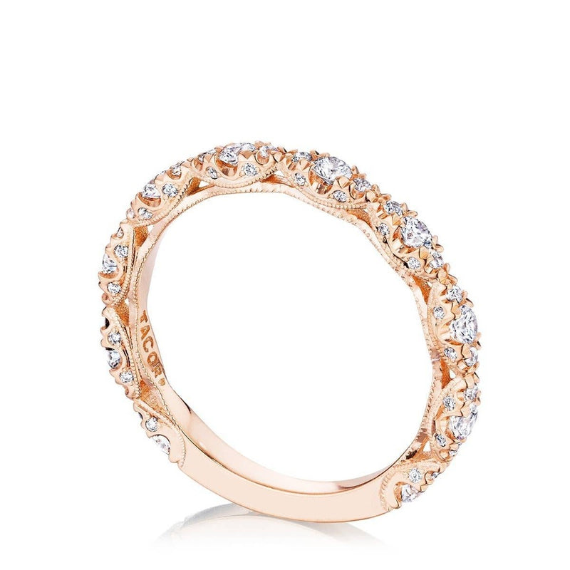 Marquise Shape Design Detail Wedding Band