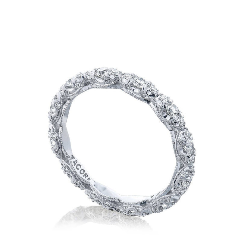 Marquise Shape Design Detail Wedding Band
