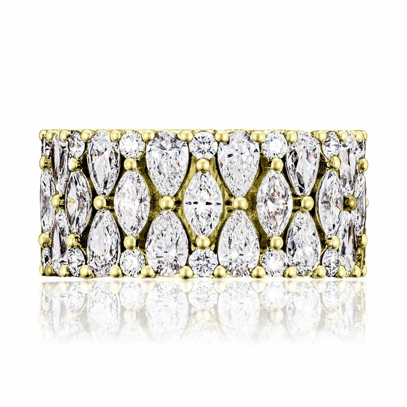 Marquise and Pear Mosaic Band