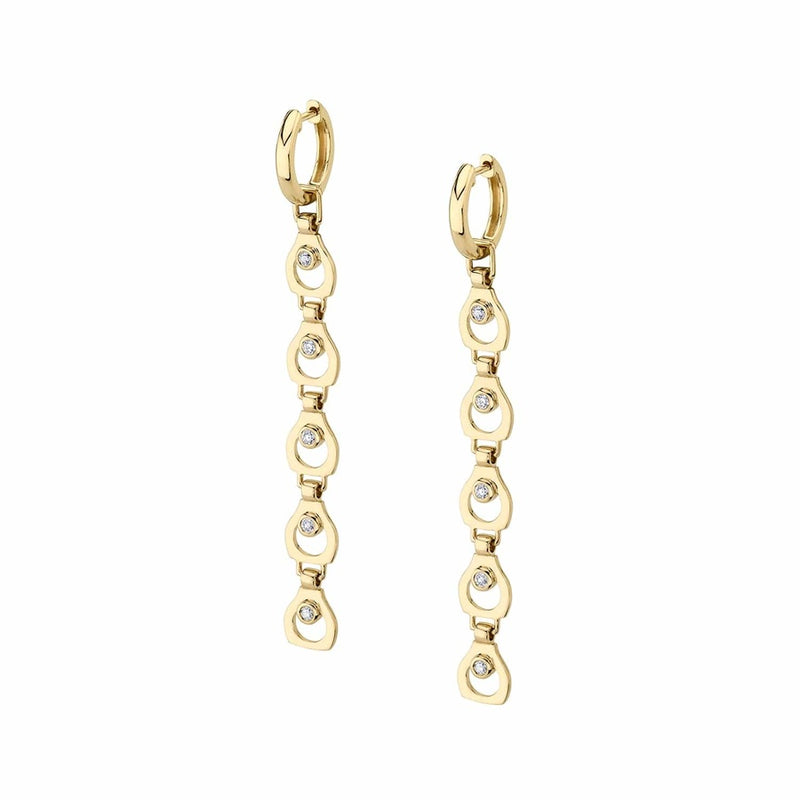 10=.25CTW 14KY DROP EARRINGS