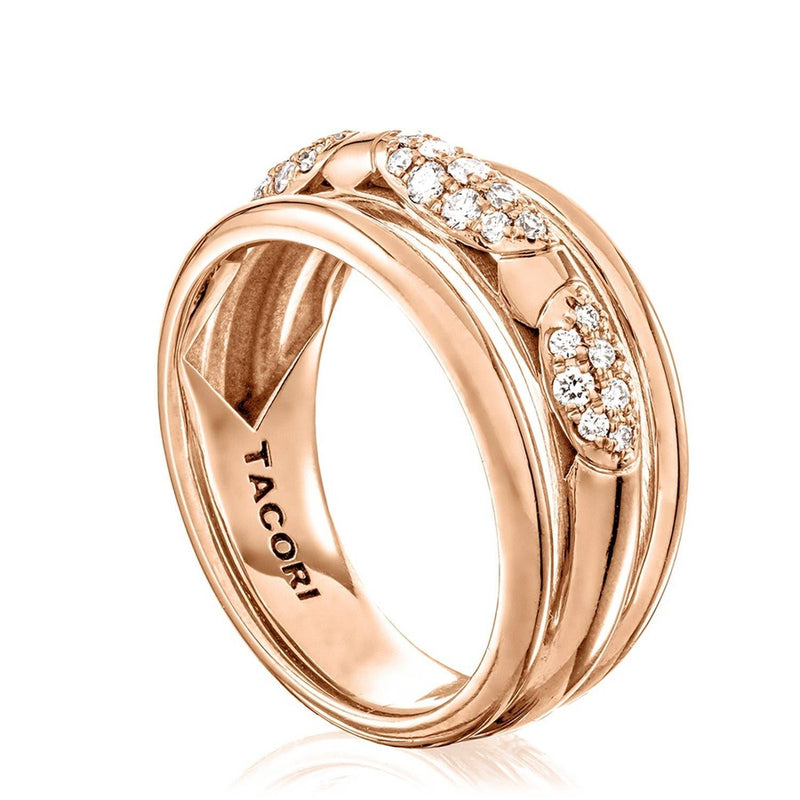 360° Stacked Ring in 14kt Rose Gold