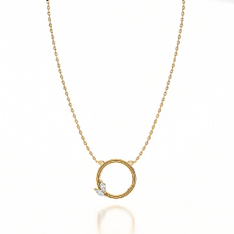 2=.24TW SI-GH 14KY NECKLACE
