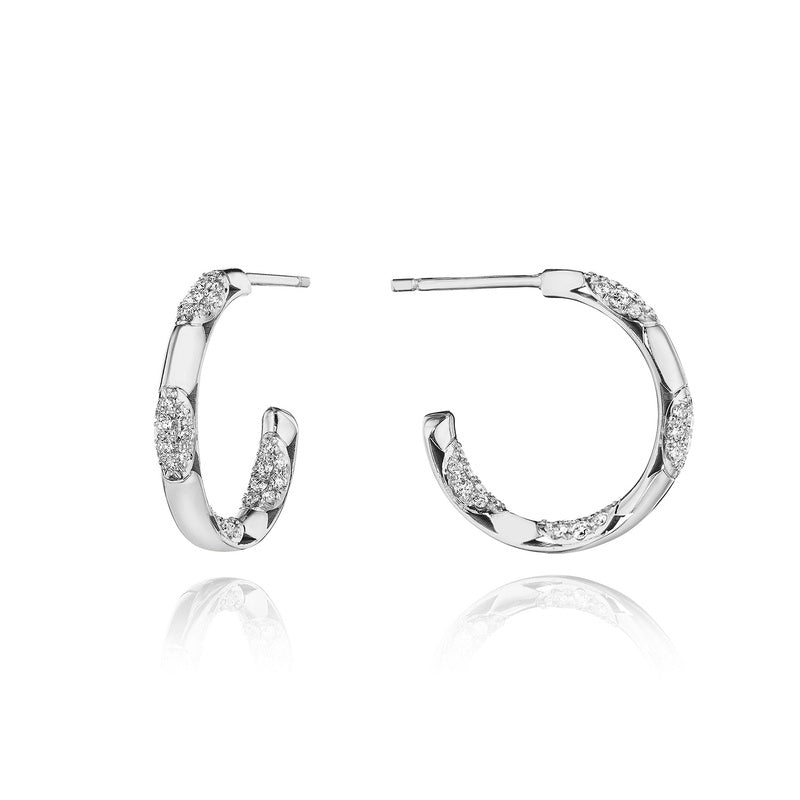Hoop Earrings, Pulse 20mm in 14kt Rose Gold