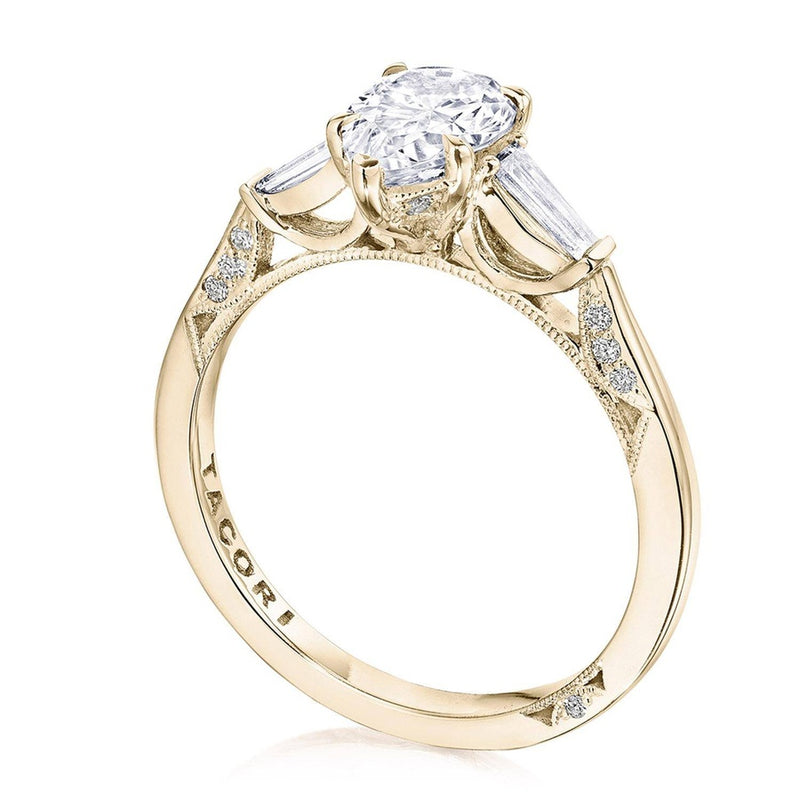 Pear 3-Stone Engagement Ring