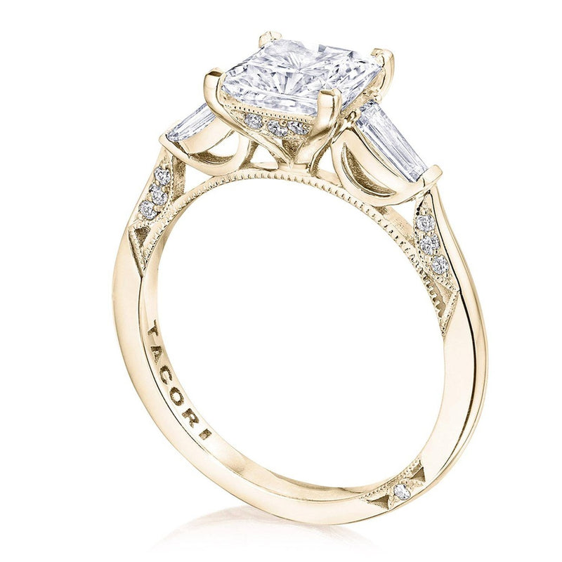 Princess 3-Stone Engagement Ring