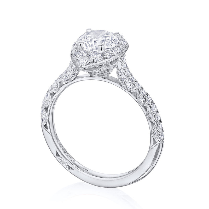 Round Bloom Engagement Ring