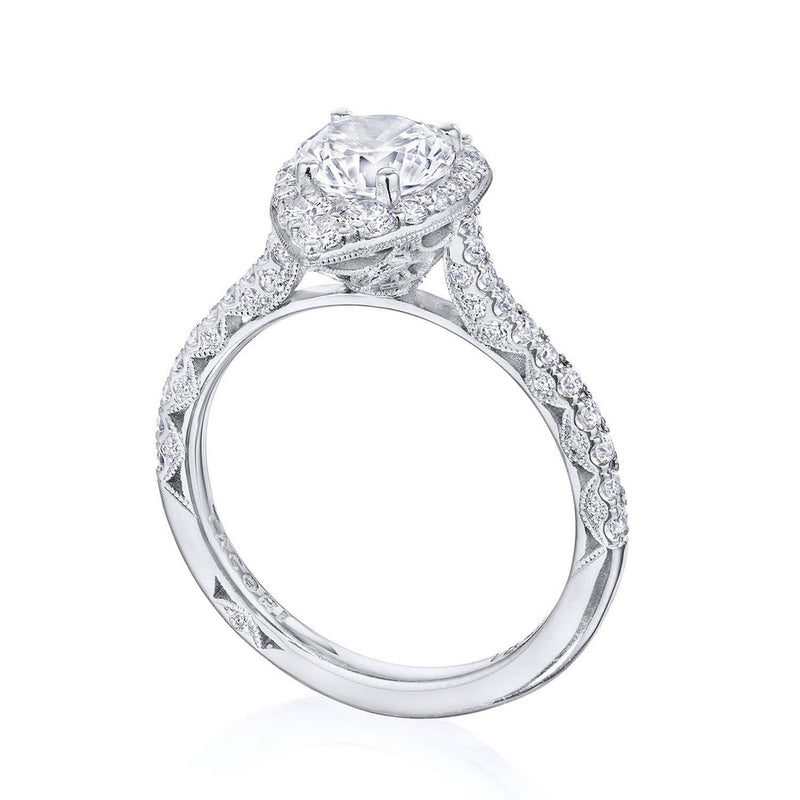Round Bloom Engagement Ring