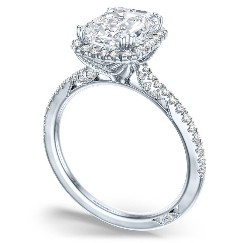 Emerald Bloom Engagement Ring