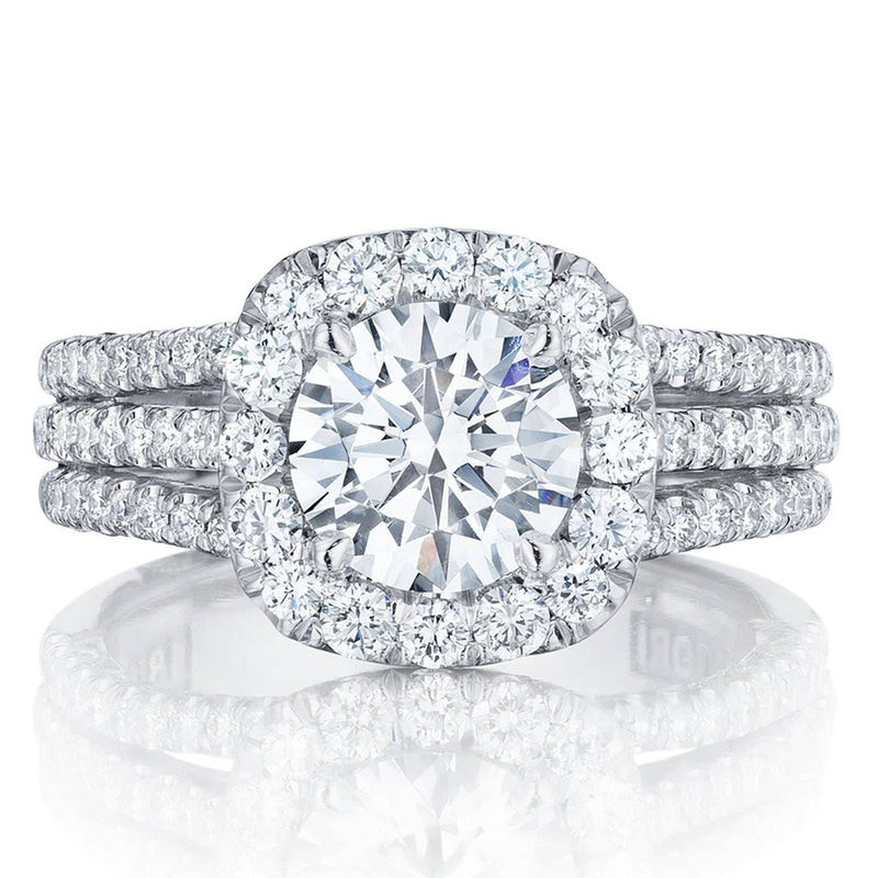 Round Bloom Engagement Ring