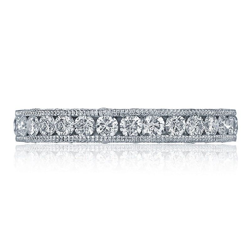 Channel Set Wedding Band