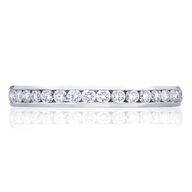 Channel Set Wedding Band