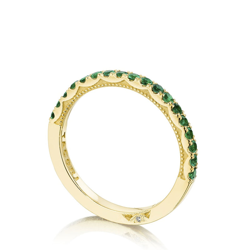 String of Emeralds Ring