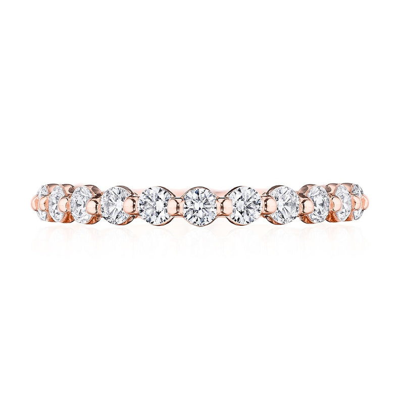 Round Diamond Wedding Band, 2.50mm