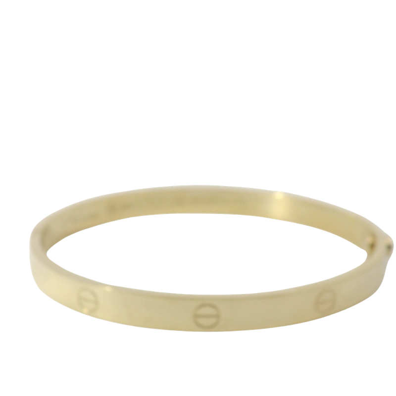 18KY HOLLOW BANGLE BRAC
