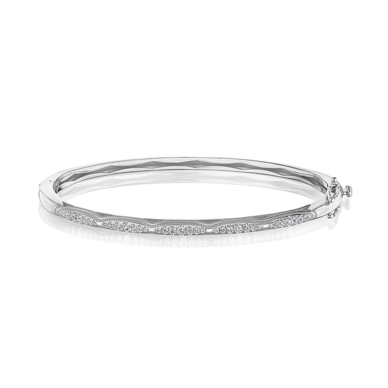 Bangle, Single Row Diamond, 3mm