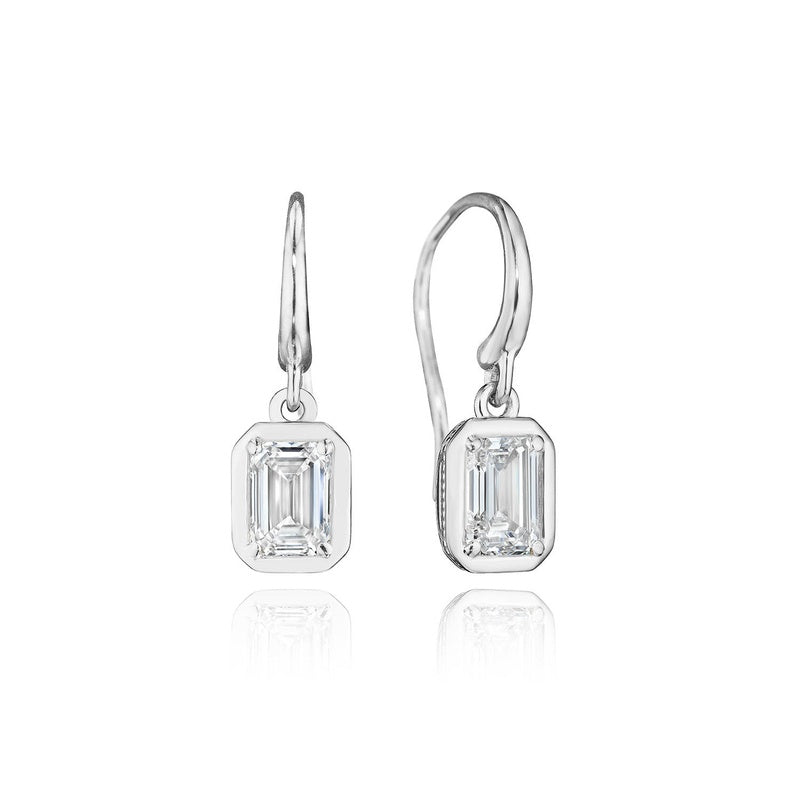 Diamond French Wire Earring - 1.5ct