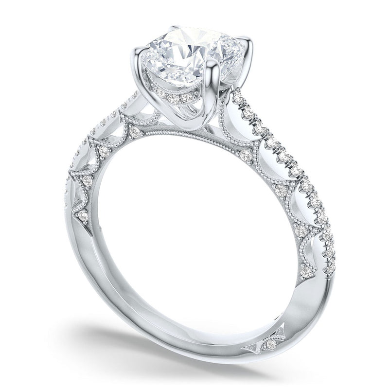 Cushion Solitaire Engagement Ring