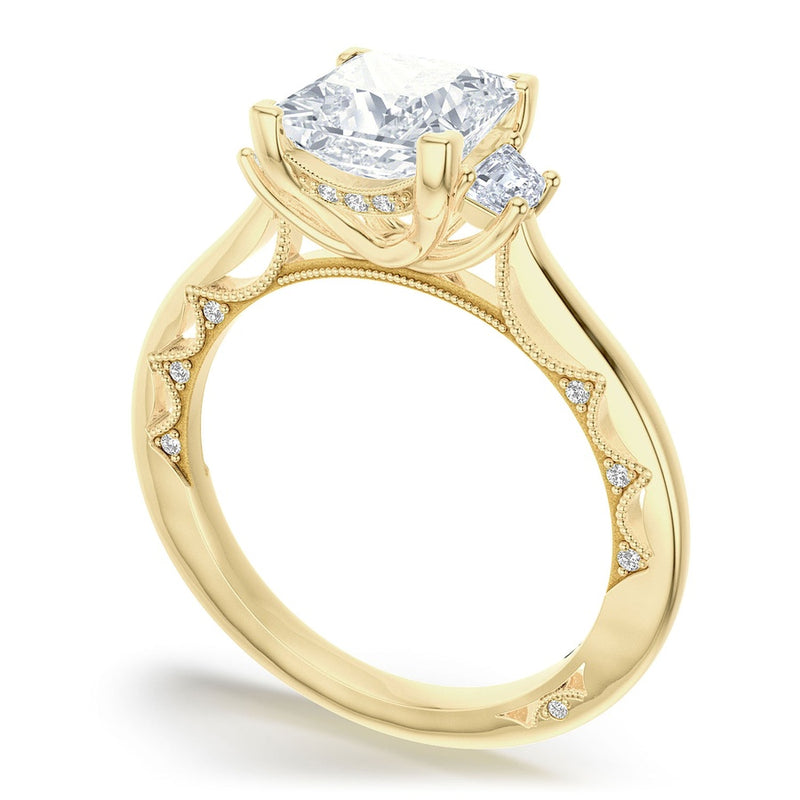 Princess 3-Stone Engagement Ring