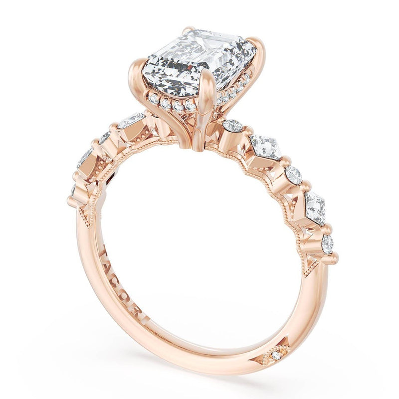 Emerald Solitaire Engagement Ring