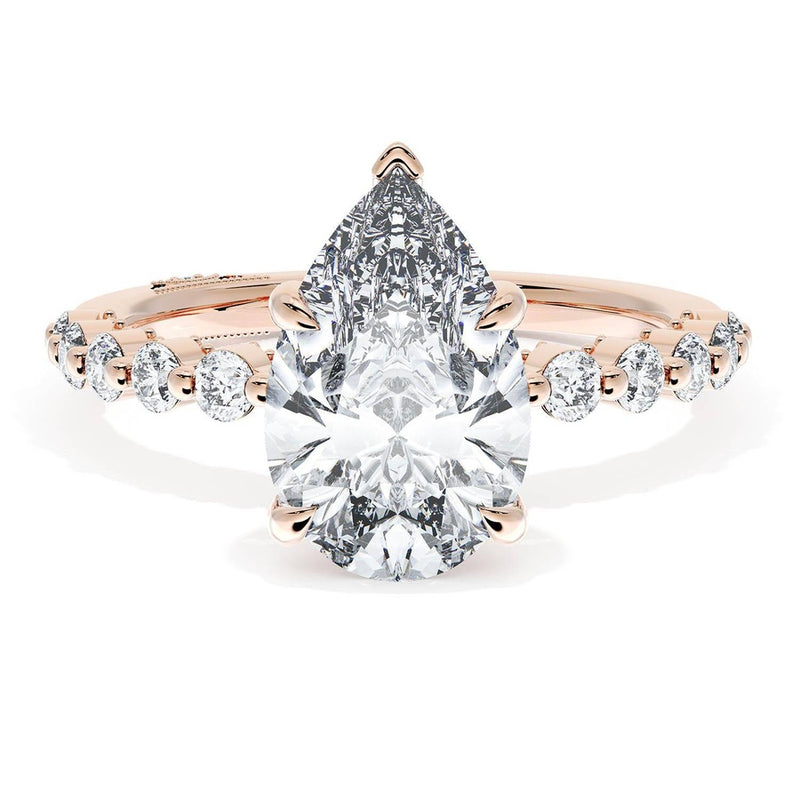 Pear Solitaire Engagement Ring