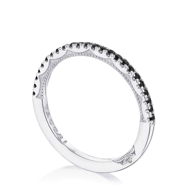 String of Black Diamonds Ring