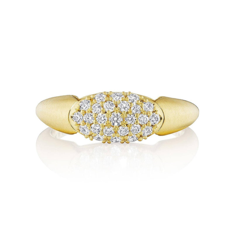 Dome Ring, Petite in 14kt Yellow Gold