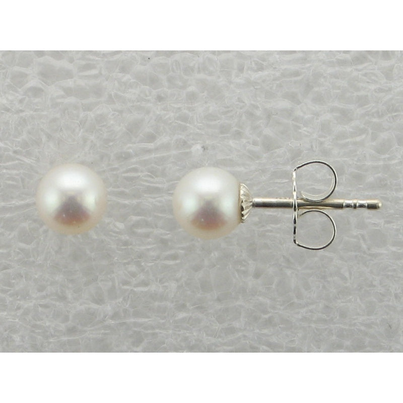 925 5-5.5MM AKOYA STUDS