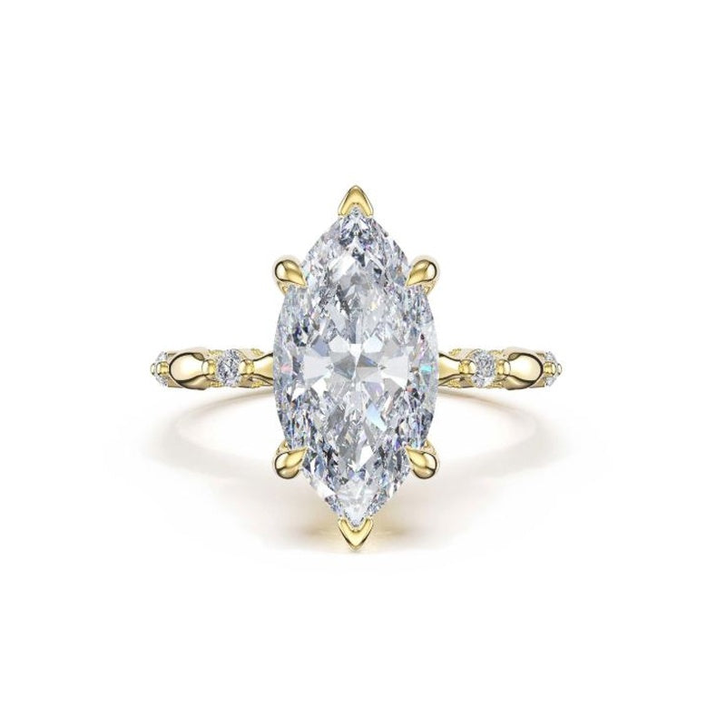14KY 0.19CT (2.3MM) 1/2 WAY E/R