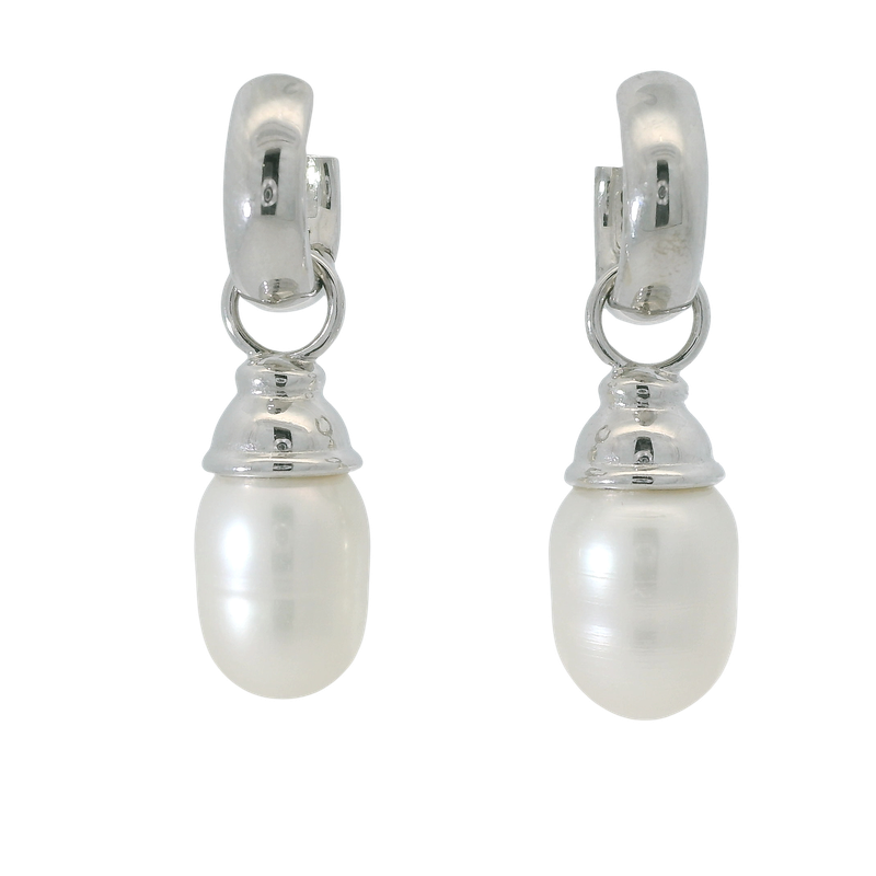 FWP HOOP DROP EARRINGS