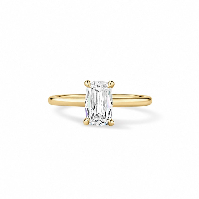 3.02CT VVS2 E LAB CUSH 22RD=.14CT PAVE 14KY E/R