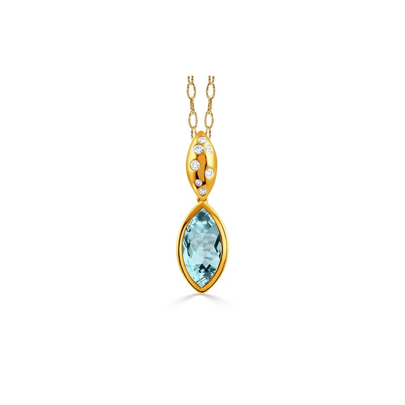 Doves by Doron Paloma Sky Blue Necklace P12830BT-Y