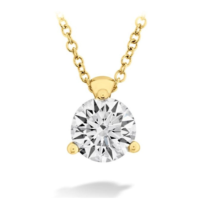 .33CT VS-SI I-J 18KY PENDANT W/18" CHAIN