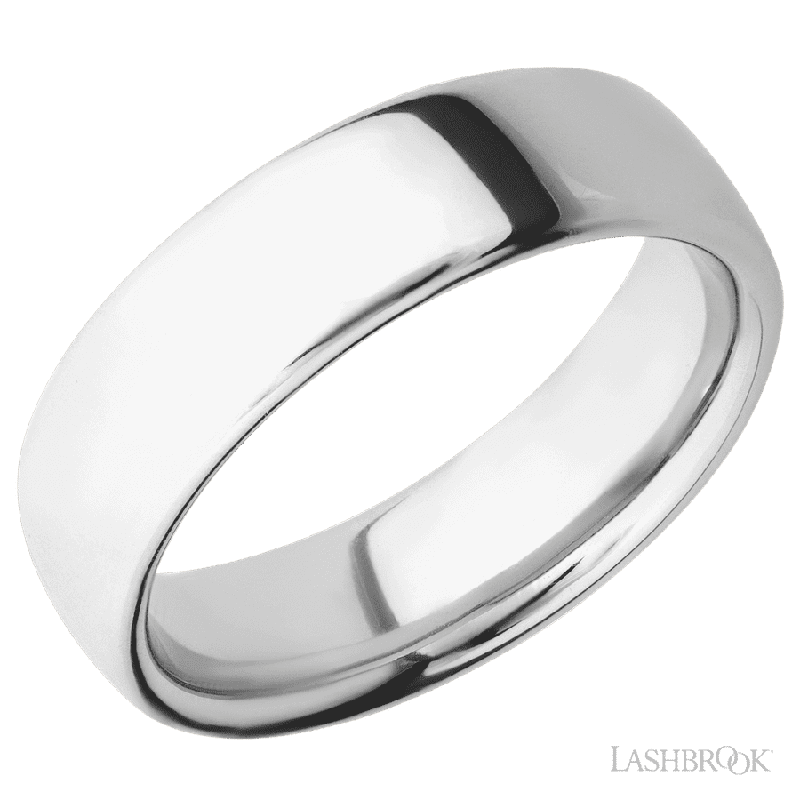 7 mm wide Ultra Comfort (our most comfortable profile) 14K White Gold band.