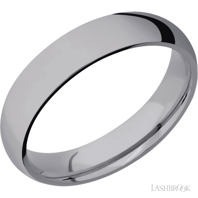 5 mm wide Domed Tantalum band.