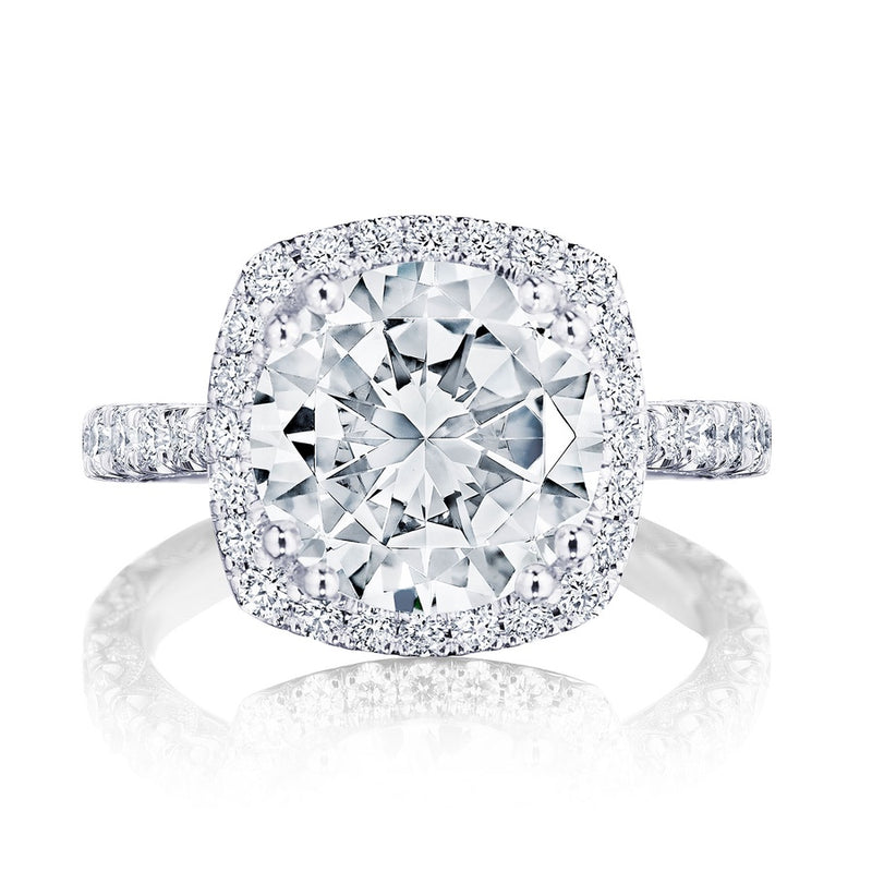 Cushion Bloom Engagement Ring