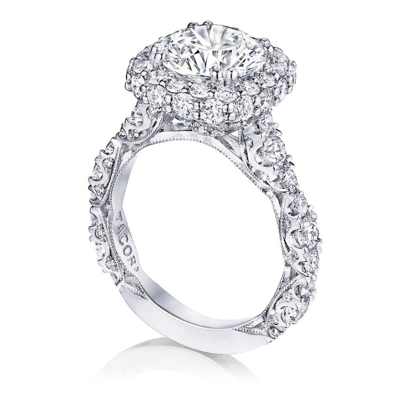 Round Bloom Engagement Ring