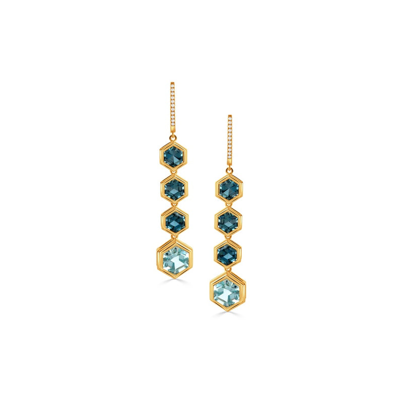 Doves by Doron Paloma London Blue Earrings E11579LBBT-Y