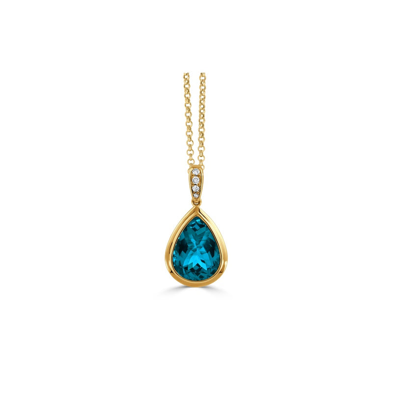 Doves by Doron Paloma London Blue Pendant P10751LBT-Y
