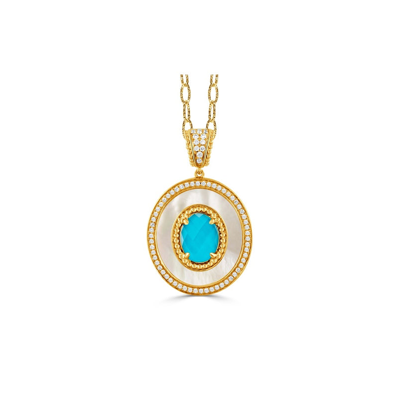 Doves by Doron Paloma Justinian Pendant P11103WMPTQ