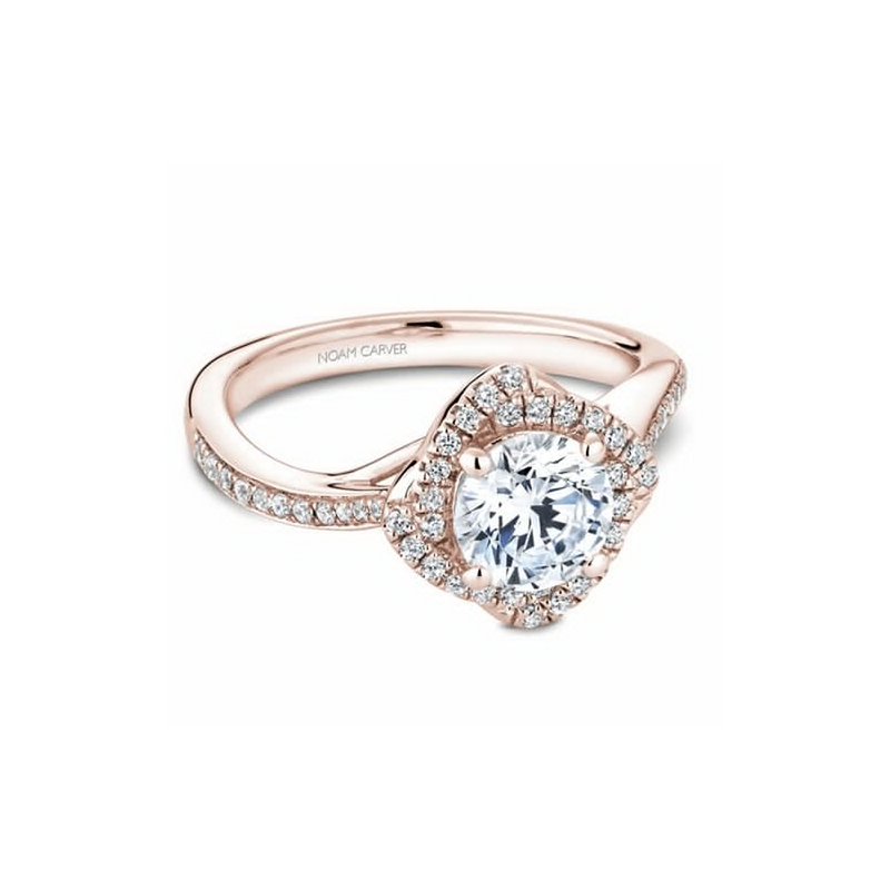 Noam Carver Floral Engagement Ring B176-01RA