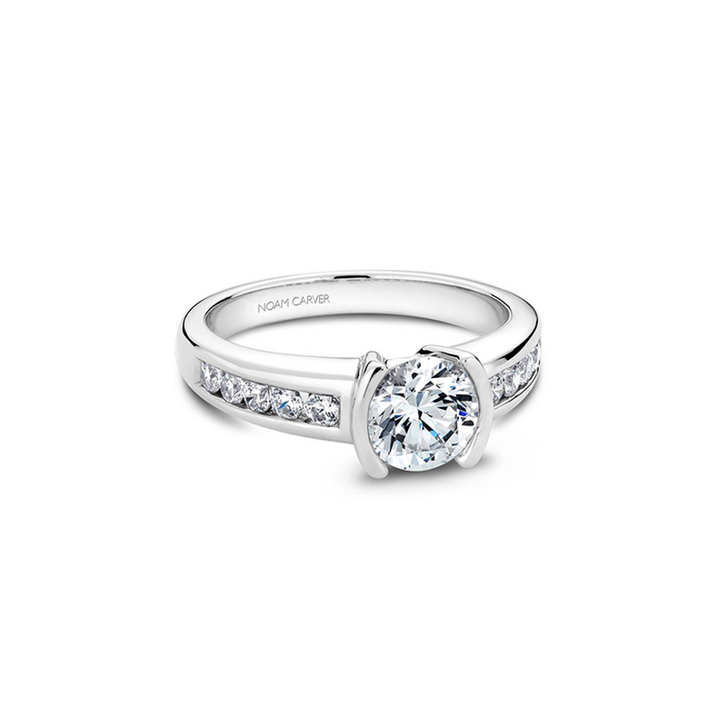 Noam Carver Modern Engagement Ring B033-02A