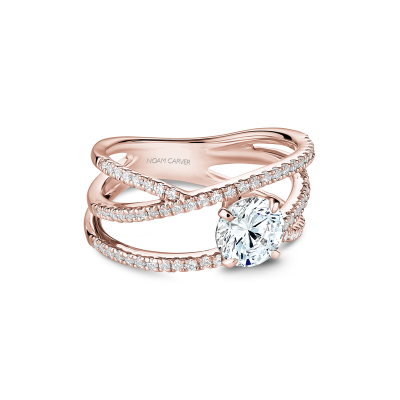 Noam Carver Modern Engagement Ring B249-01RA