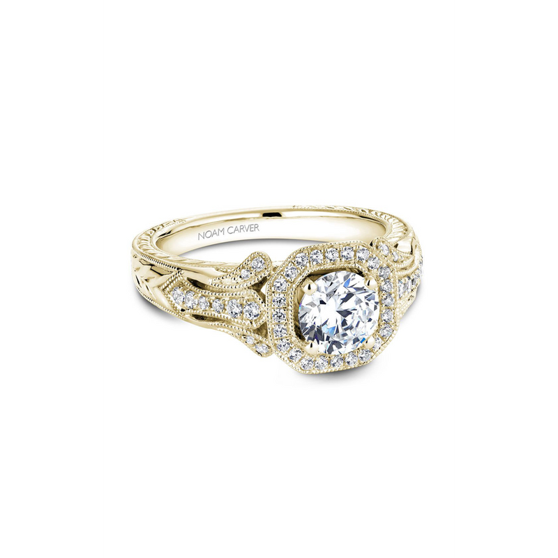 Noam Carver Vintage Engagement Ring B079-01YA