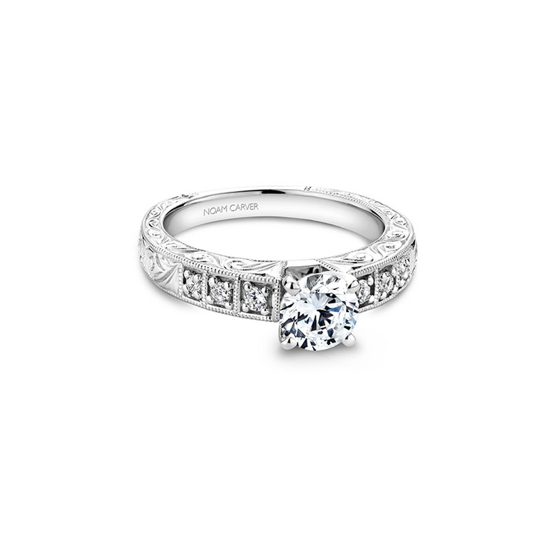 Noam Carver Vintage Engagement Ring B057-01A