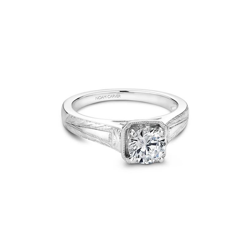 Noam Carver Vintage Engagement Ring B078-01A