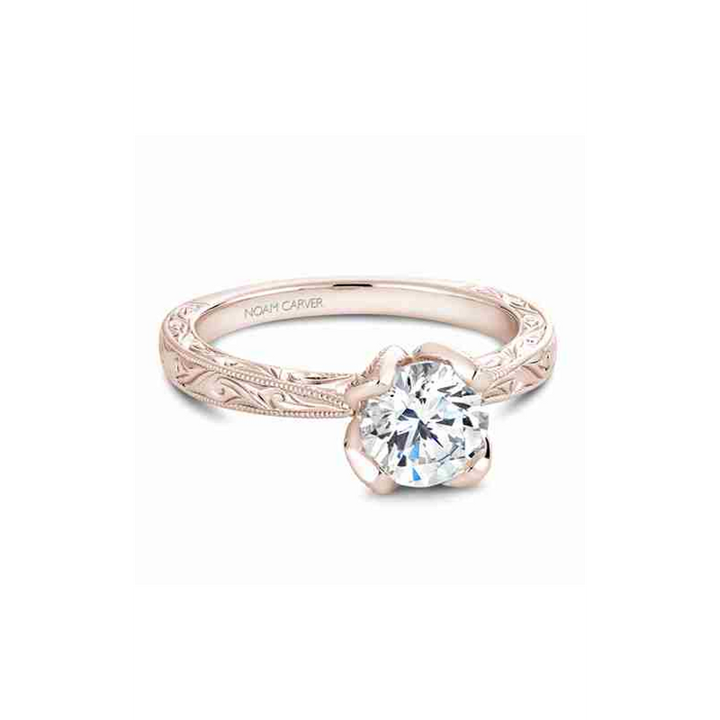 Noam Carver Vintage Engagement Ring B019-02REA