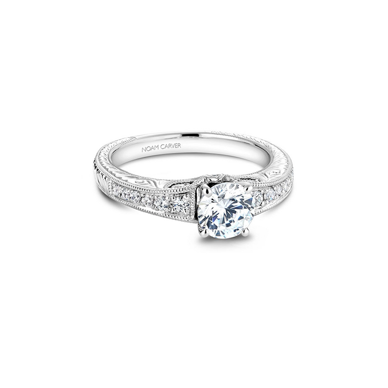 Noam Carver Vintage Engagement Ring B050-01A