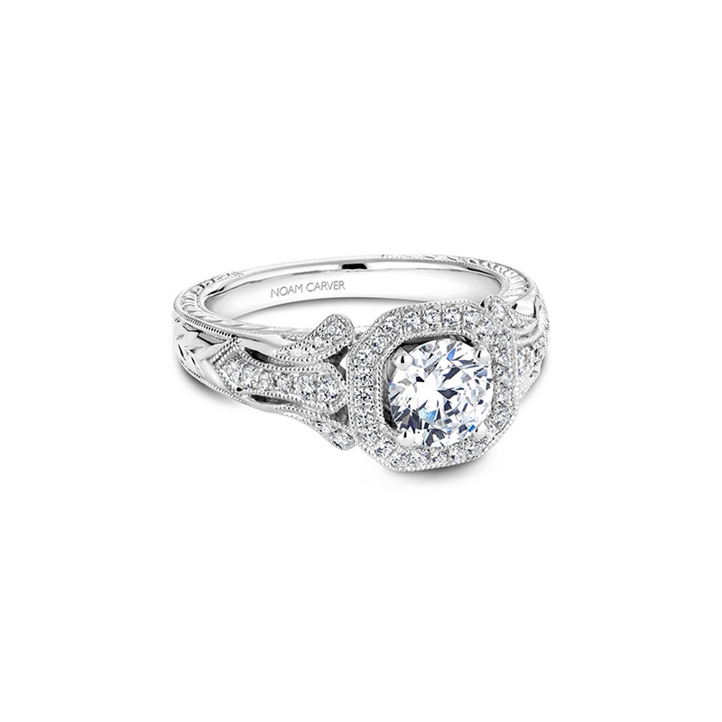Noam Carver Vintage Engagement Ring B079-01A