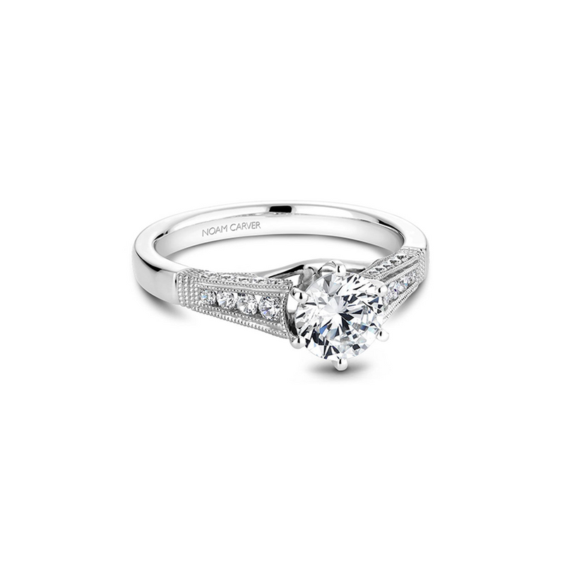 Noam Carver Vintage Engagement Ring B061-01A